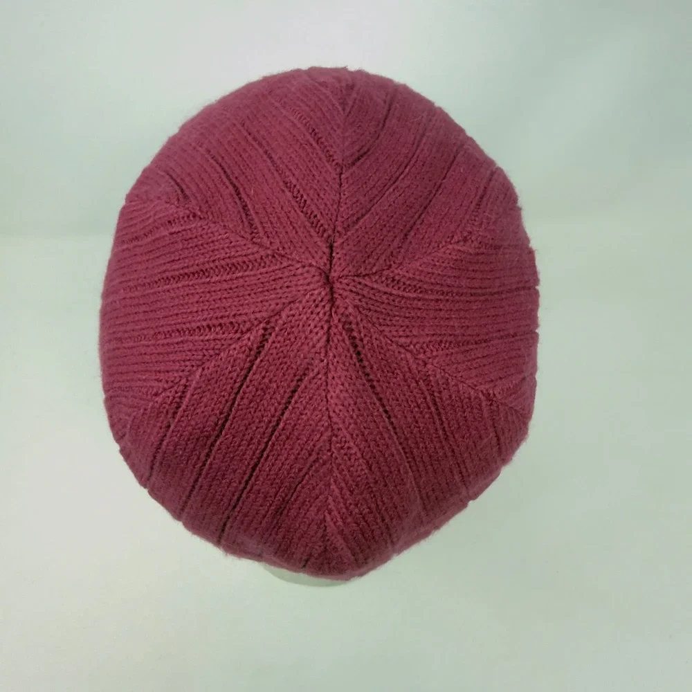 Carhartt Girls Pink Ribbed Winter Trapper‎ Hat with Sherpa Lining and Embroidery